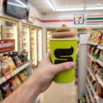Plantae Plant Protein Matcha Review: 31g of Vegan Power at 7-Eleven A self-service Slurpee machine at 7-Eleven Thailand with Coca-Cola and Fanta flavors.