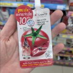 How to Join 7-Eleven Membership in Thailand: A Guide for Foreigners A sachet of Smooto Tomato Collagen Super White Serum from 7-Eleven Thailand.
