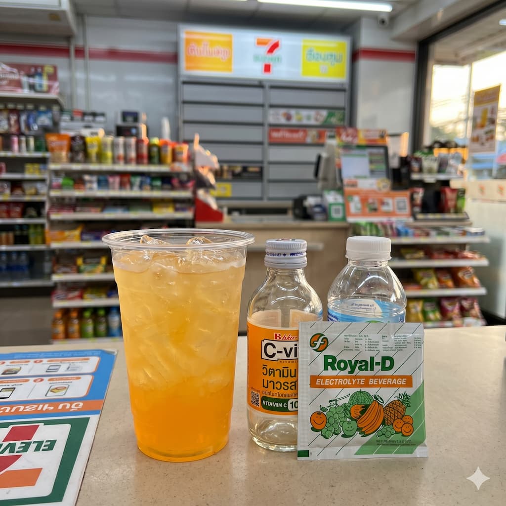 7-Eleven Thailand Hangover Remedy: The DIY Electrolyte “Super-Drink”