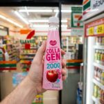 Ezygo Grilled Tamago with Takoyaki Sauce: A Quick Sweet Fix That Misses the Mark A rows of colorful plastic bottles of Sappe Beauti Drink inside a 7-Eleven cooler in Thailand.
