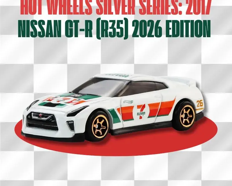 Hot Wheels Silver Series 2017 Nissan GT-R (R35) 7-Eleven Edition: Review & Foreigner Buying Guide
